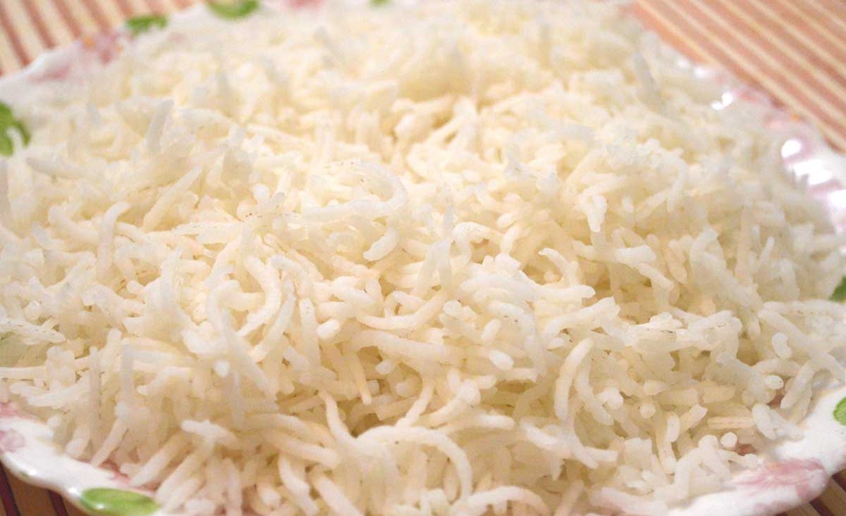 Boiled Steamed Rice Recipe